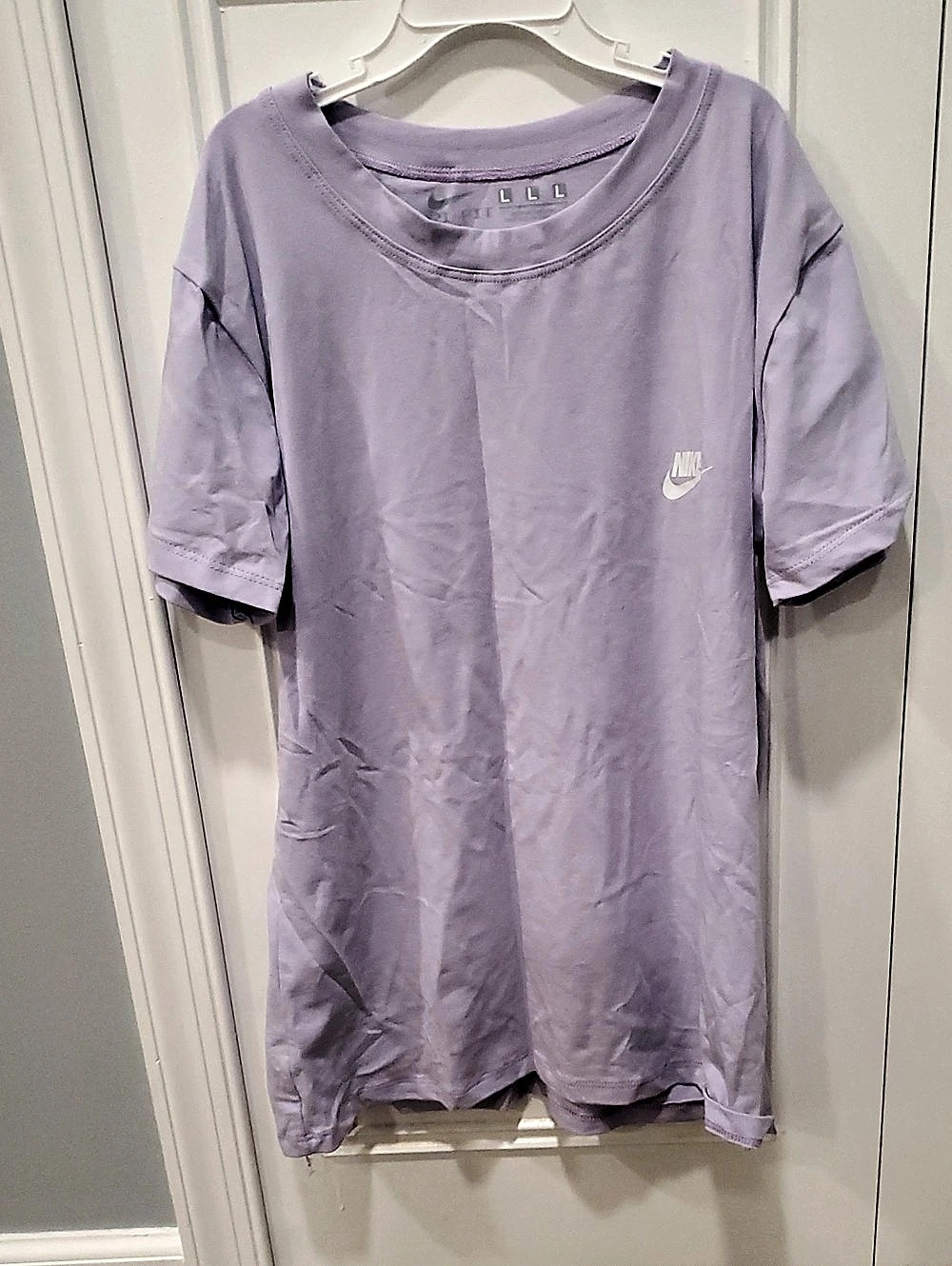 Nike Dri-FIT Short Sleeve Crew Neck Tee Purple Large